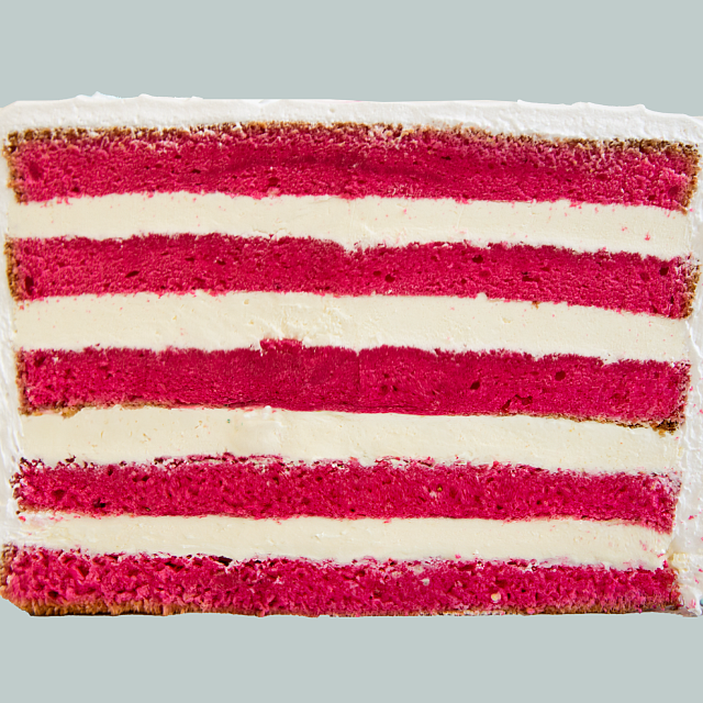 Цветной бисквит